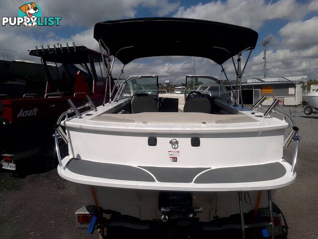 QUINTREX 570 FREEDOM CRUISER BOWRIDER-MERCRUISER 3.0L MPI 135HP STERNDRIVE AND TRAILER