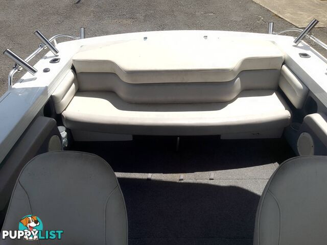 QUINTREX 570 FREEDOM CRUISER BOWRIDER-MERCRUISER 3.0L MPI 135HP STERNDRIVE AND TRAILER