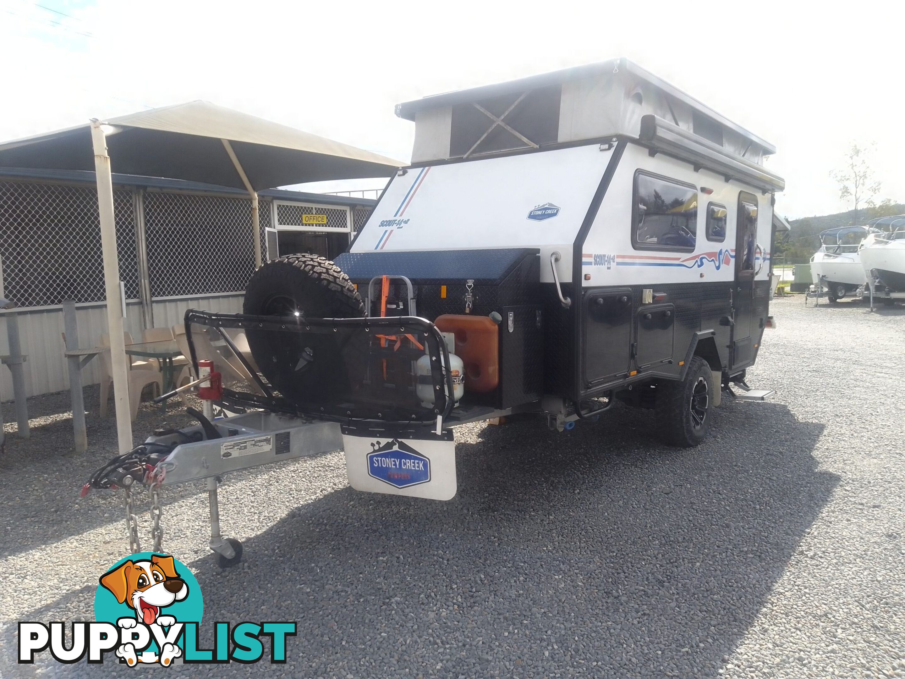 USED 2022 STONEY CREEK SCOUT 14+2 HYBRID OFF ROAD CARAVAN