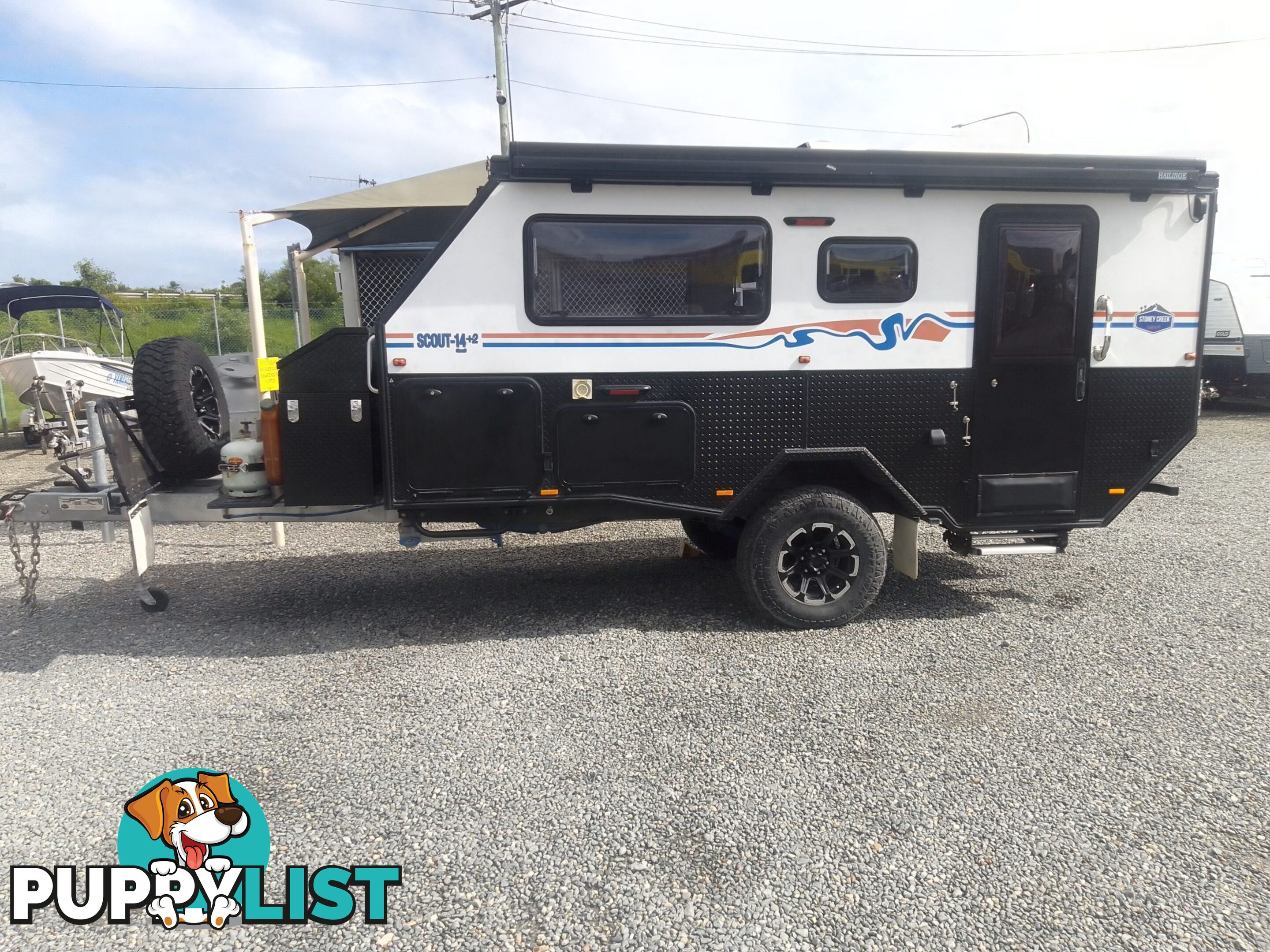 USED 2022 STONEY CREEK SCOUT 14+2 HYBRID OFF ROAD CARAVAN