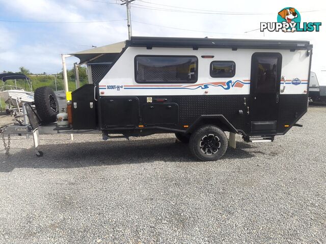 USED 2022 STONEY CREEK SCOUT 14+2 HYBRID OFF ROAD CARAVAN