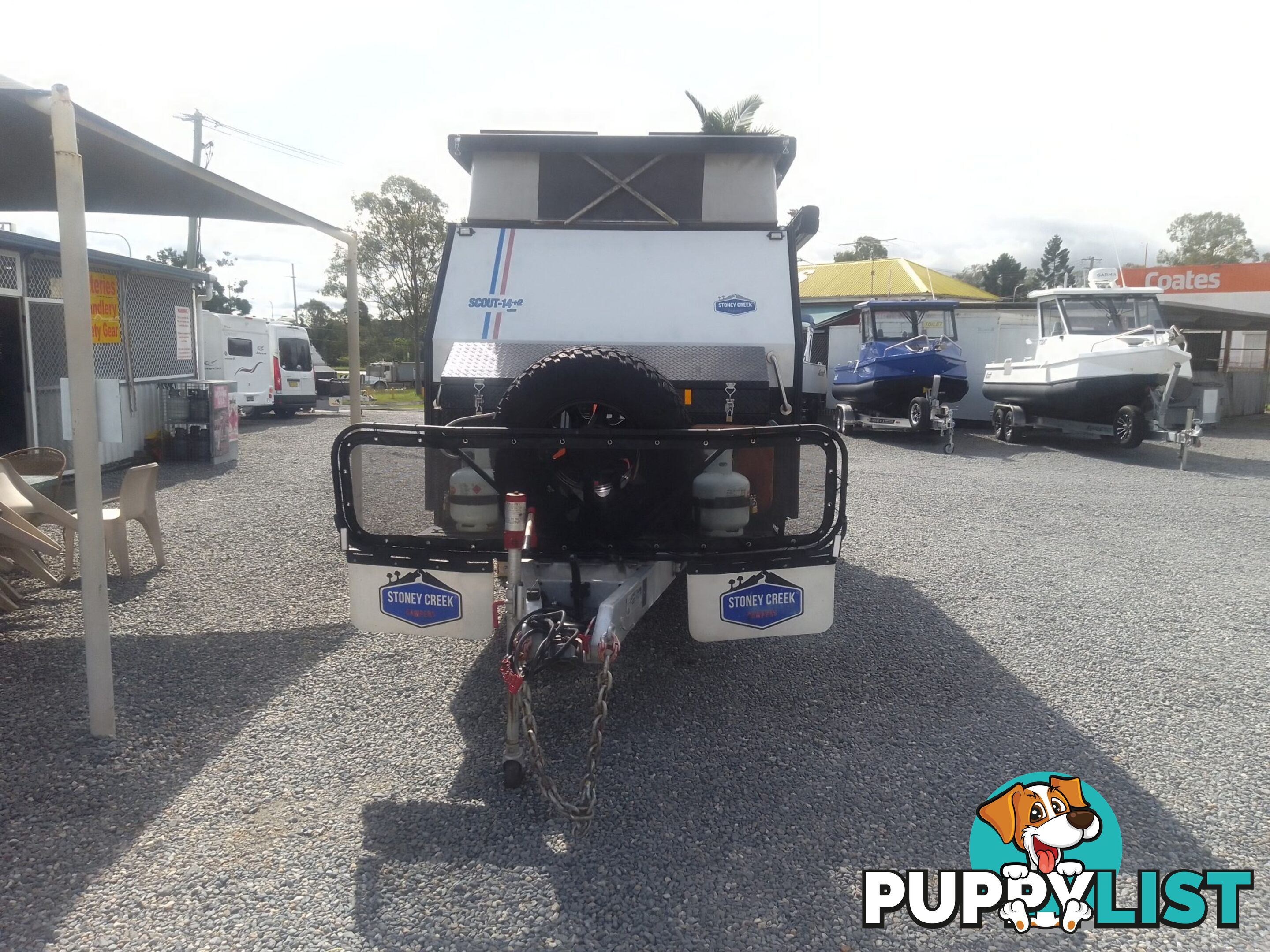 USED 2022 STONEY CREEK SCOUT 14+2 HYBRID OFF ROAD CARAVAN