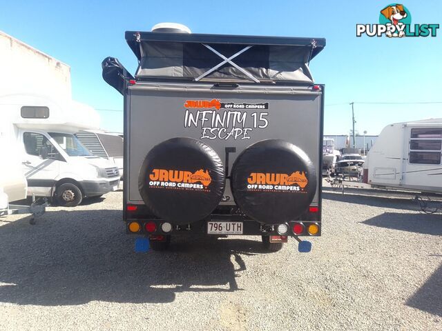 USED 2023 JAWA INFINITY 15 ESCAPE HYBRID SINGLE AXLE OFF ROAD CARAVAN
