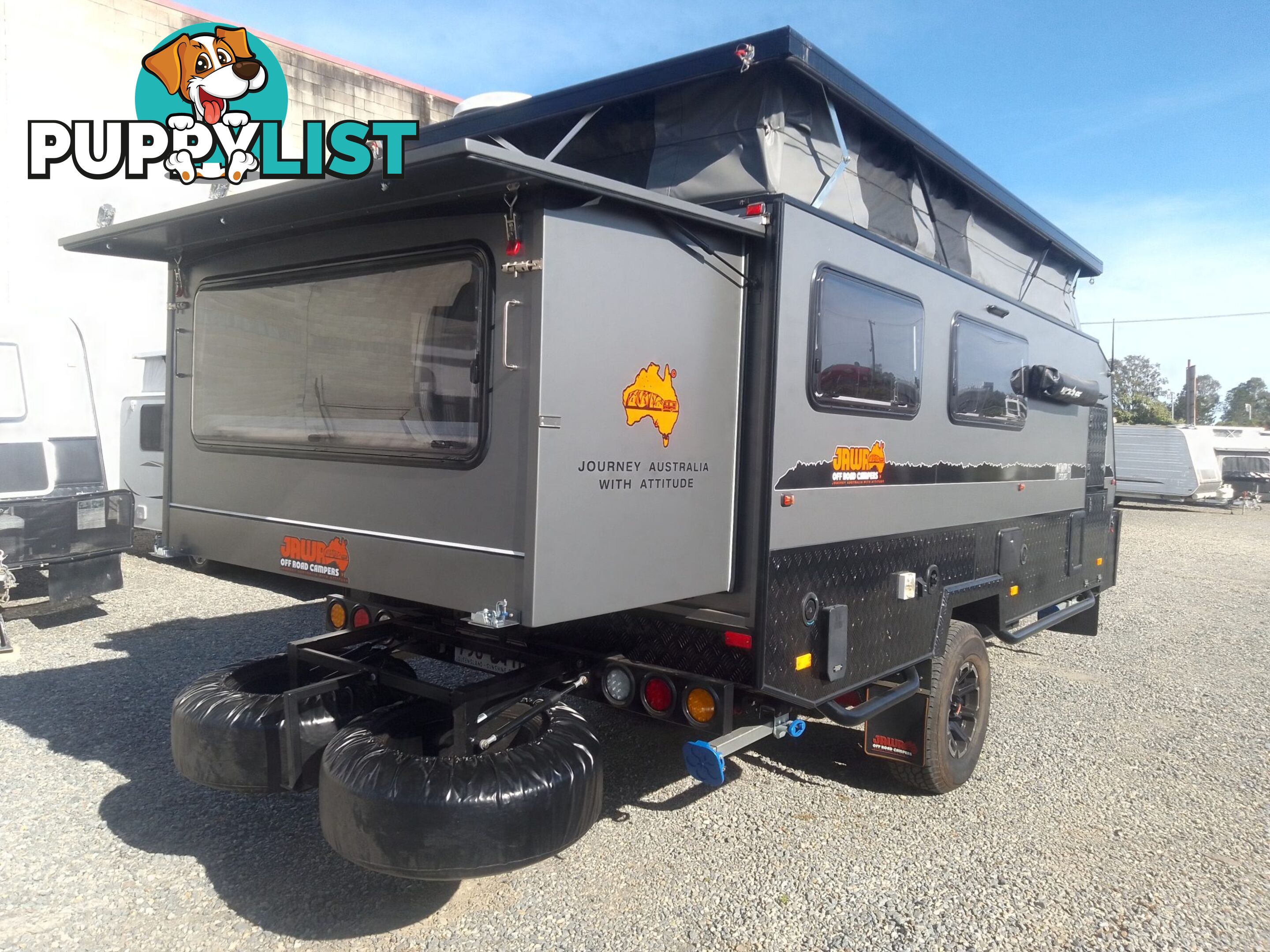 USED 2023 JAWA INFINITY 15 ESCAPE HYBRID SINGLE AXLE OFF ROAD CARAVAN