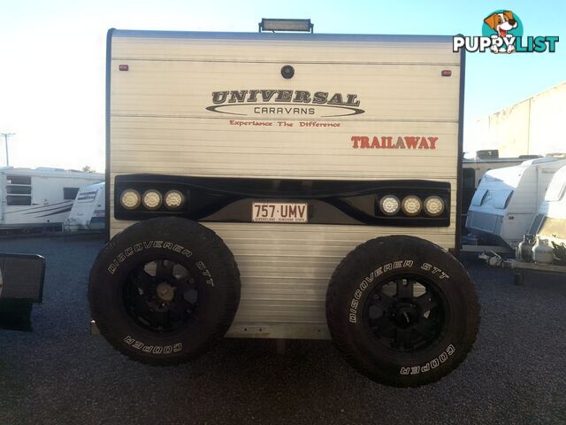 USED 2014 UNIVERSAL TRAILAWAY 21.6FT DUAL AXLE OFF ROAD TOURING CARAVAN