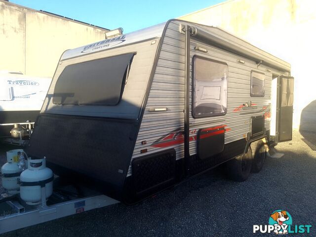 USED 2014 UNIVERSAL TRAILAWAY 21.6FT DUAL AXLE OFF ROAD TOURING CARAVAN