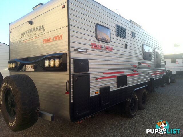 USED 2014 UNIVERSAL TRAILAWAY 21.6FT DUAL AXLE OFF ROAD TOURING CARAVAN