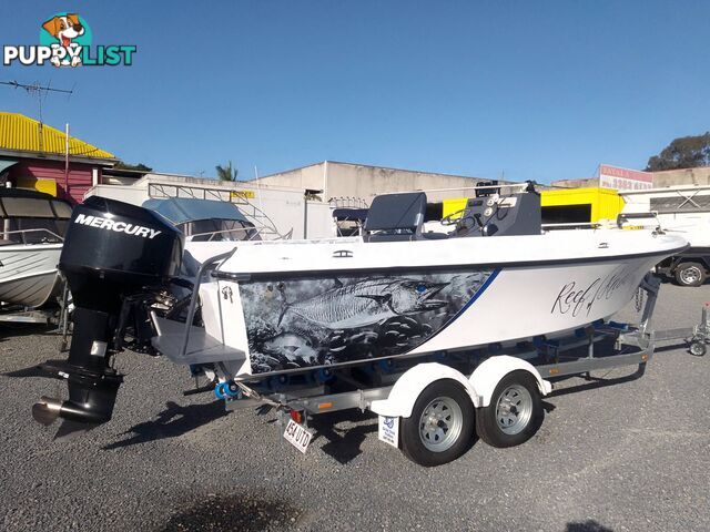 CRUISE CRAFT 6M CENTRE CONSOLE-200HP MERCURY 2 STROKE AND TRAILER