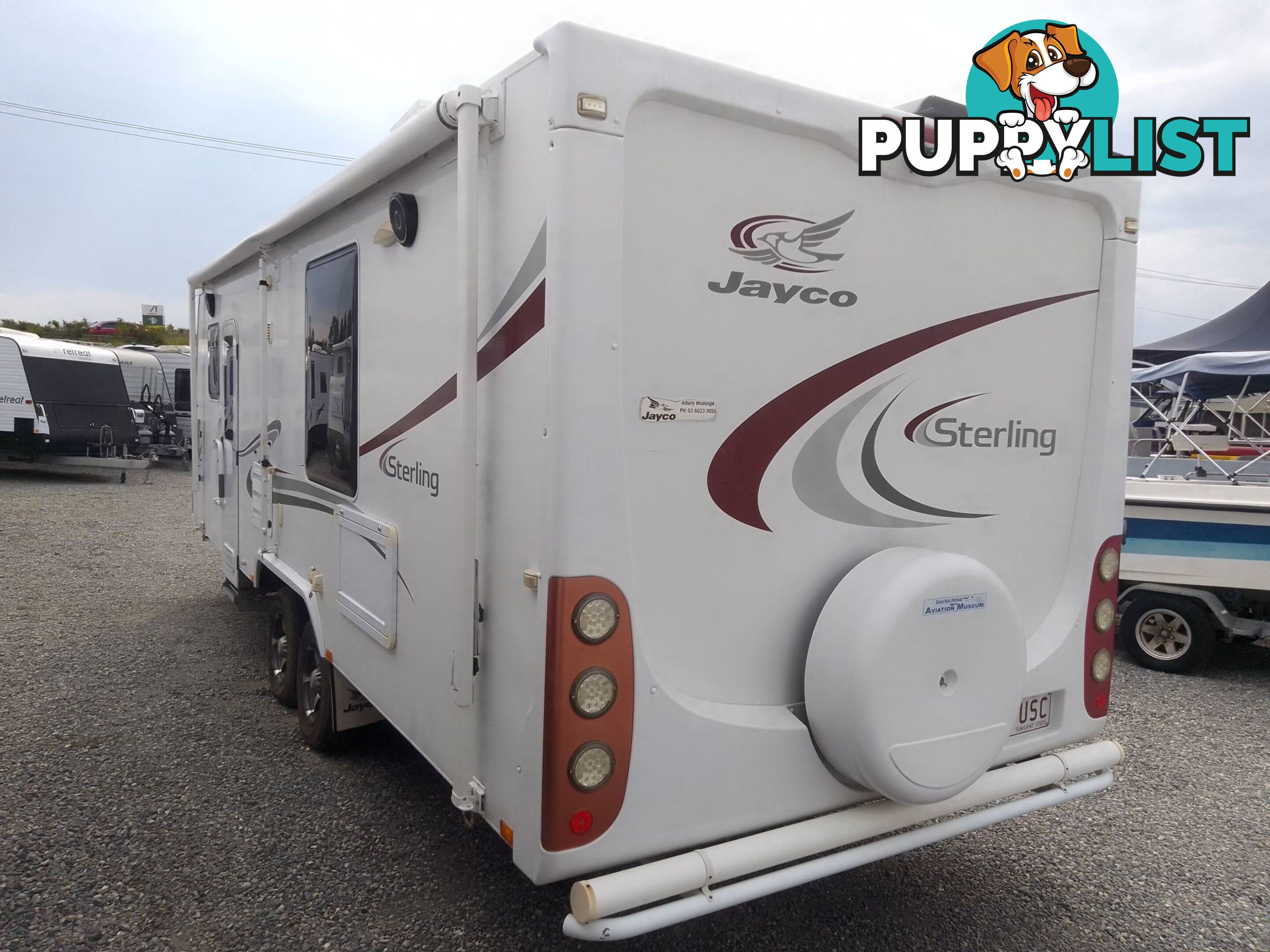 JAYCO STERLING SLIDE-OUT 23.5FT ON-SITE/TOURING CARAVAN