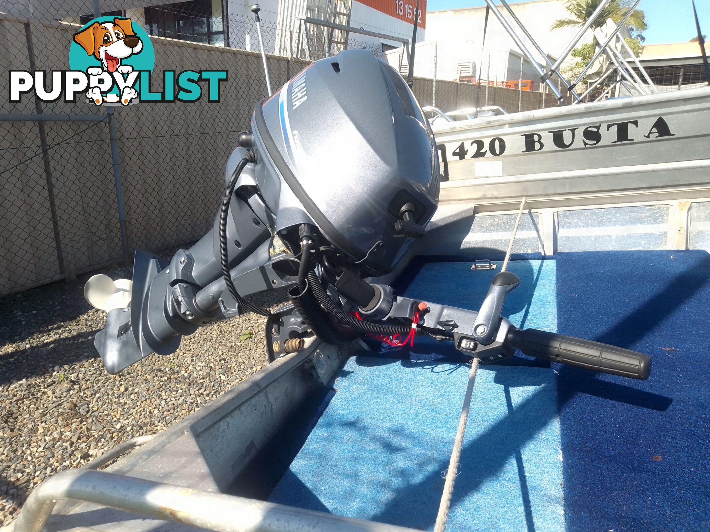 USED 2001 SEAJAY NOMAD 3.95M OPEN DINGHY WITH A 2023 MODEL YAMAHA 25HP 4 STROKE ENGINE ON A 2003 SEALINK BOAT TRAILER