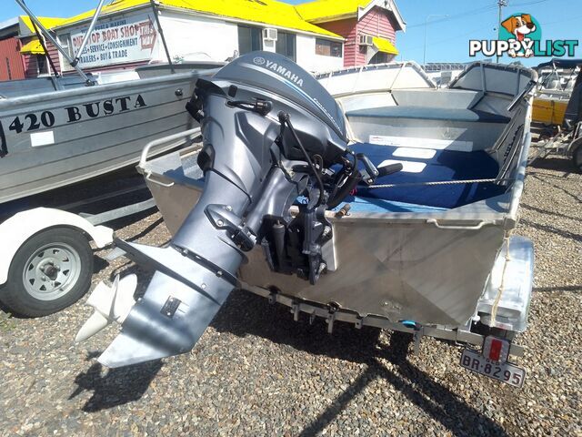 USED 2001 SEAJAY NOMAD 3.95M OPEN DINGHY WITH A 2023 MODEL YAMAHA 25HP 4 STROKE ENGINE ON A 2003 SEALINK BOAT TRAILER