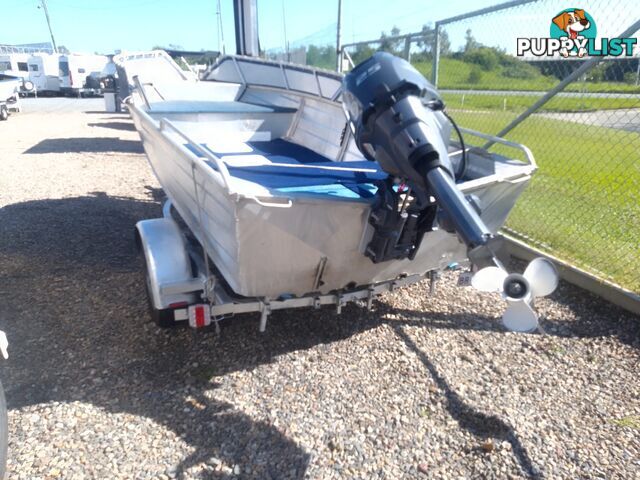 USED 2001 SEAJAY NOMAD 3.95M OPEN DINGHY WITH A 2023 MODEL YAMAHA 25HP 4 STROKE ENGINE ON A 2003 SEALINK BOAT TRAILER
