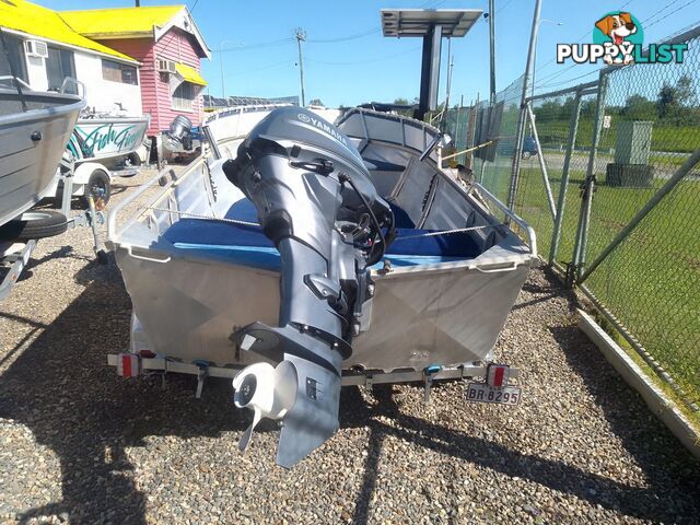 USED 2001 SEAJAY NOMAD 3.95M OPEN DINGHY WITH A 2023 MODEL YAMAHA 25HP 4 STROKE ENGINE ON A 2003 SEALINK BOAT TRAILER
