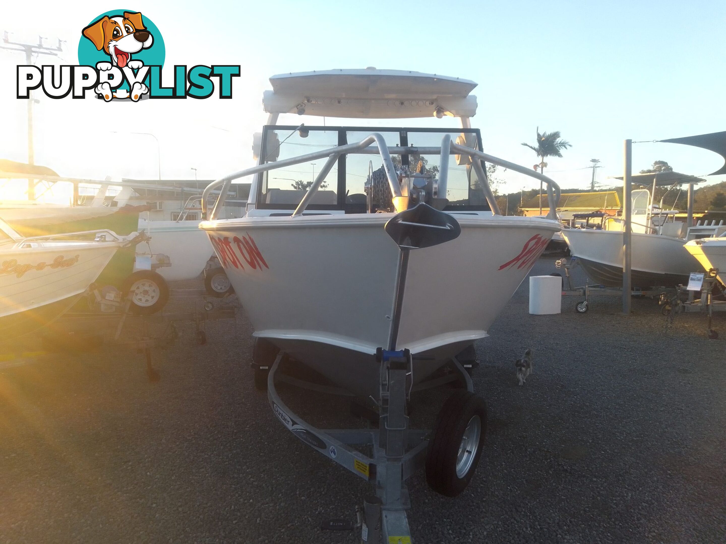 USED 2022 FORMOSA SRT PRO 565 CENTRE CONSOLE ON A 2022 DUNBIER DUAL AXLE TRAILER WITH A 2022 SUZUKI 4 STROKE 175HP OUTBOARD
