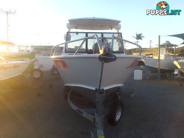 USED 2022 FORMOSA SRT PRO 565 CENTRE CONSOLE ON A 2022 DUNBIER DUAL AXLE TRAILER WITH A 2022 SUZUKI 4 STROKE 175HP OUTBOARD