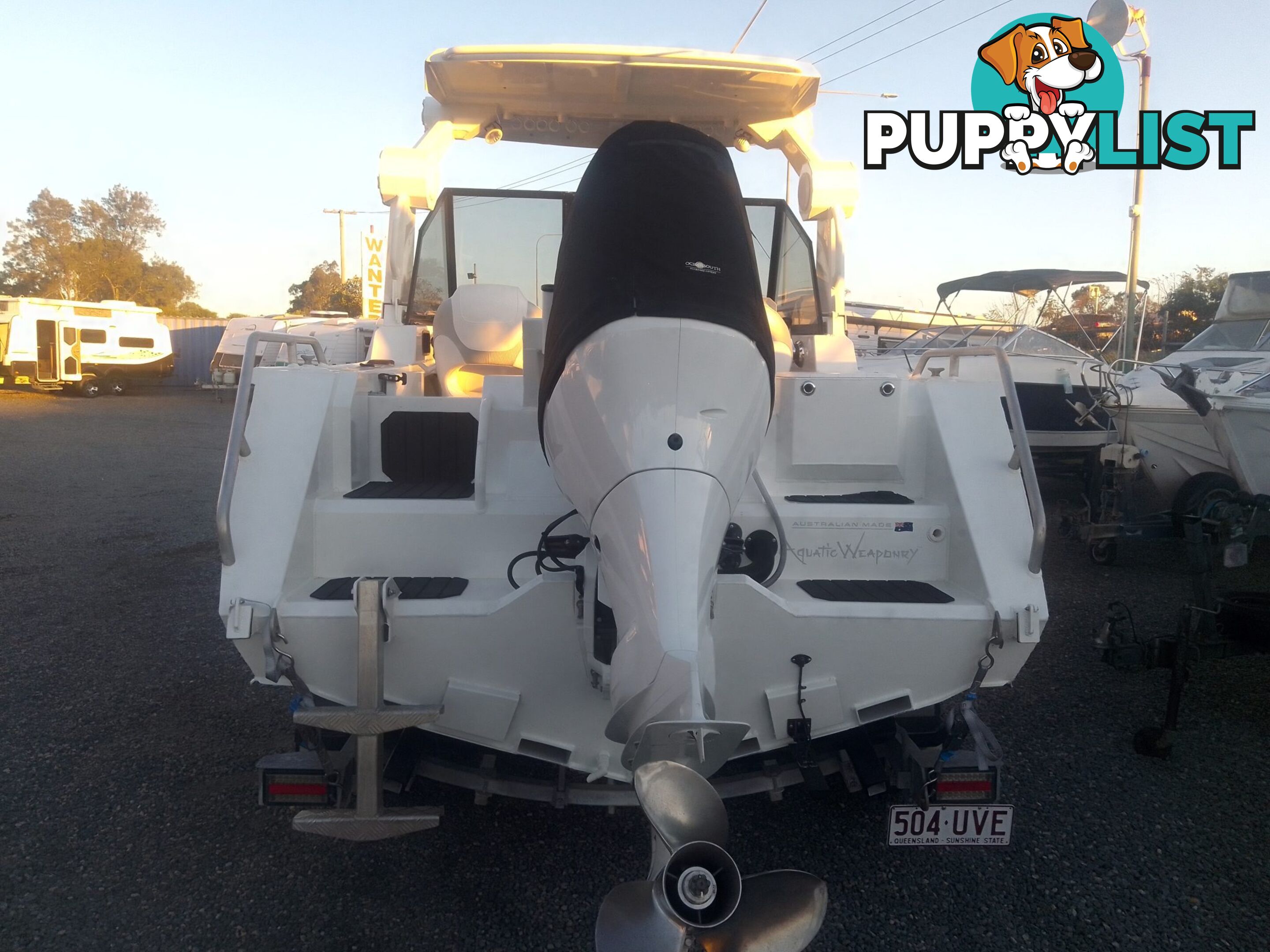 USED 2022 FORMOSA SRT PRO 565 CENTRE CONSOLE ON A 2022 DUNBIER DUAL AXLE TRAILER WITH A 2022 SUZUKI 4 STROKE 175HP OUTBOARD