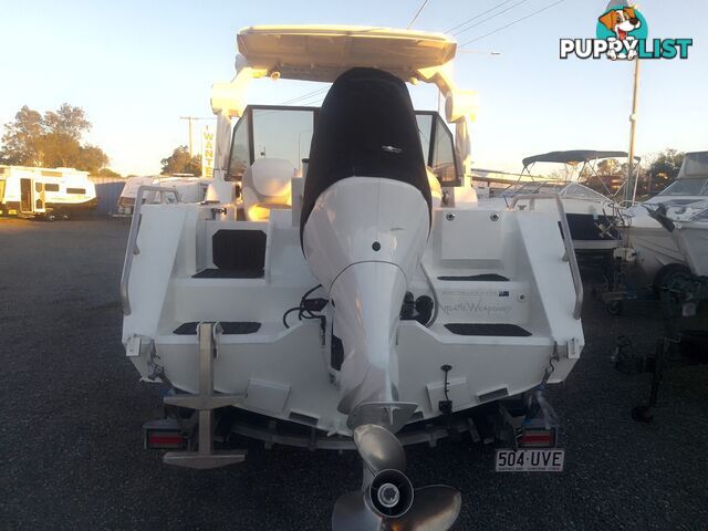 USED 2022 FORMOSA SRT PRO 565 CENTRE CONSOLE ON A 2022 DUNBIER DUAL AXLE TRAILER WITH A 2022 SUZUKI 4 STROKE 175HP OUTBOARD