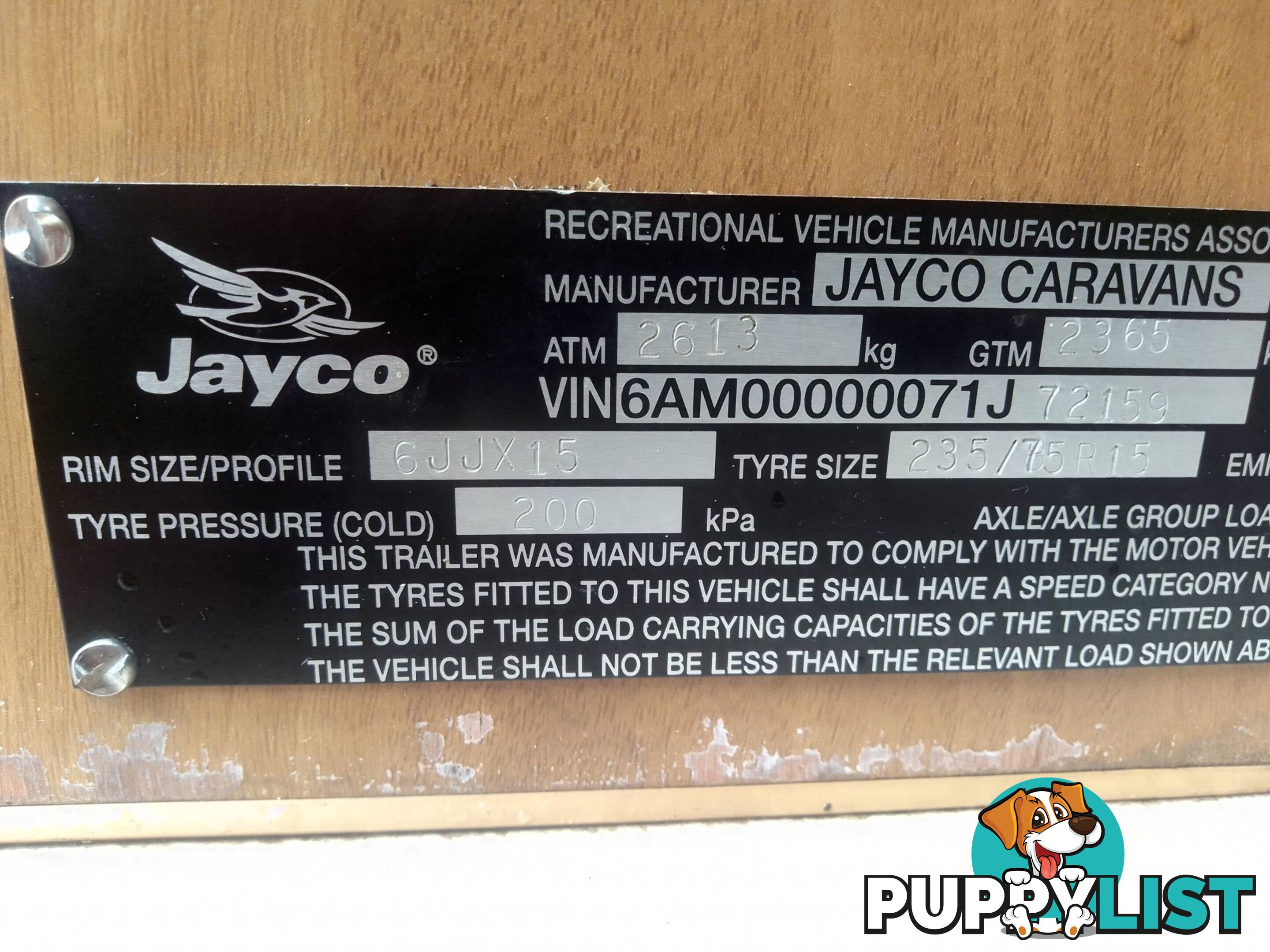 2007 JAYCO EXPANDA OUTBACK SEMI OFF ROAD DUAL AXLE CARAVAN