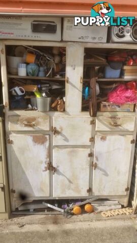 VINTAGE 1940s KITCHEN PINE DRESSER