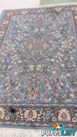 PERSIAN RUG BLUE PINK BLACK