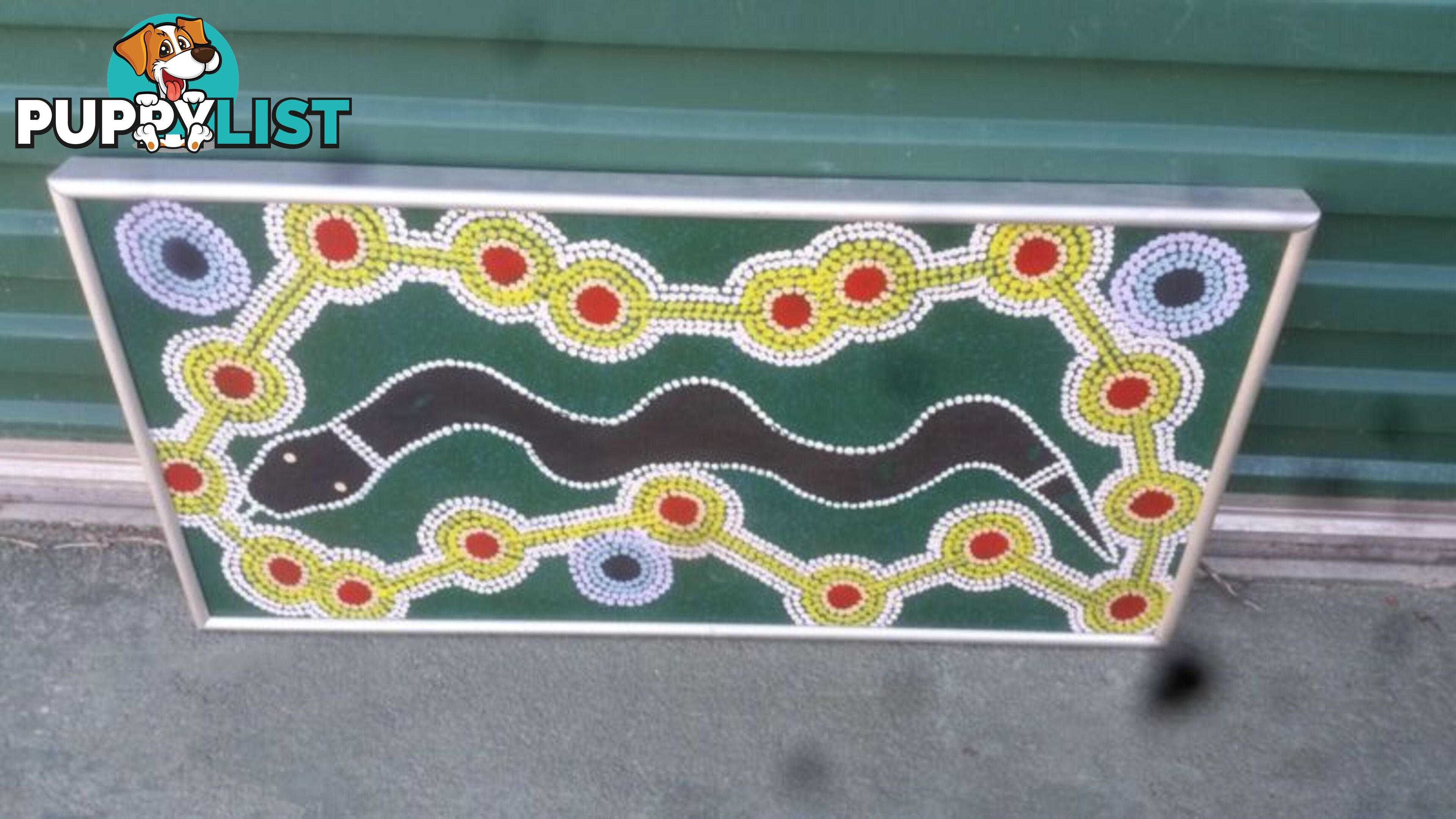 ABORIGINAL DOT PAINTING UNSIGNED