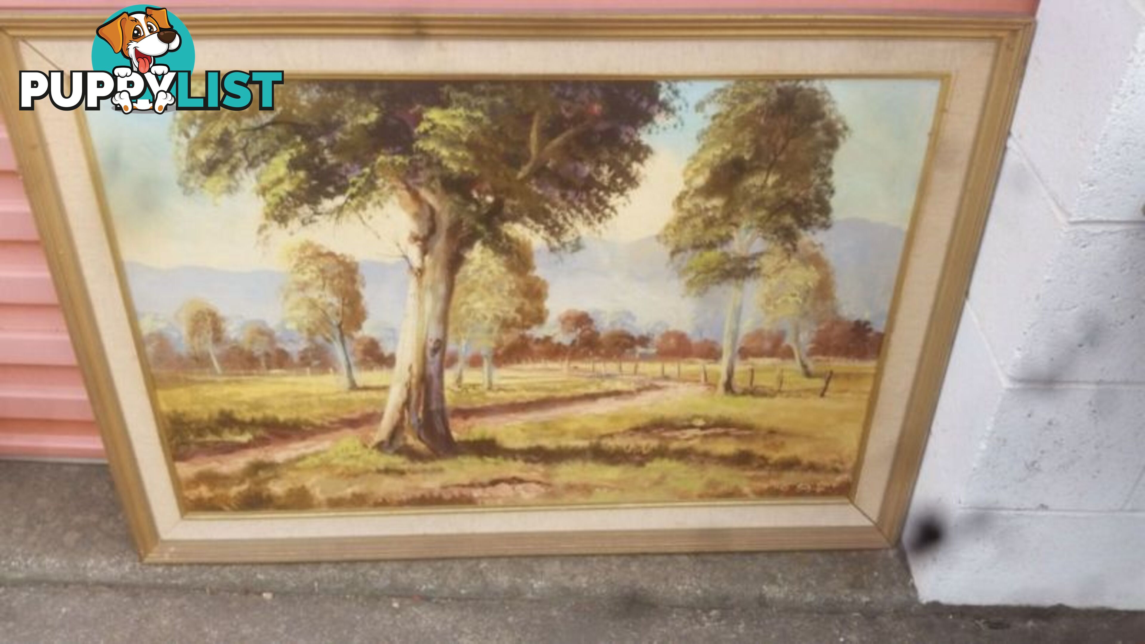 FRAMED PAINTING COUNTRY