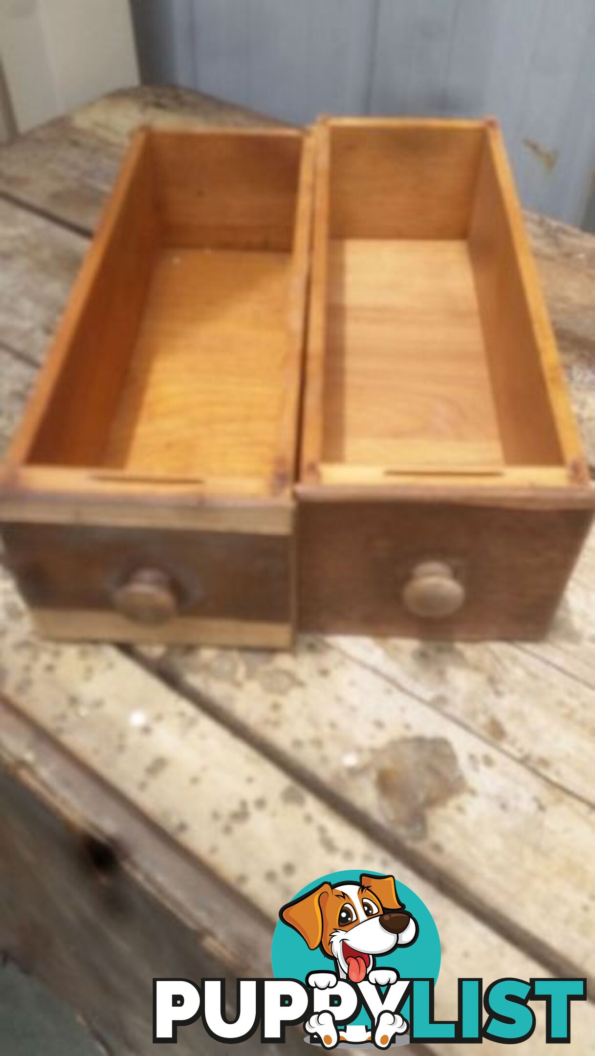 2 x SEWING MACHINE DRAWERS