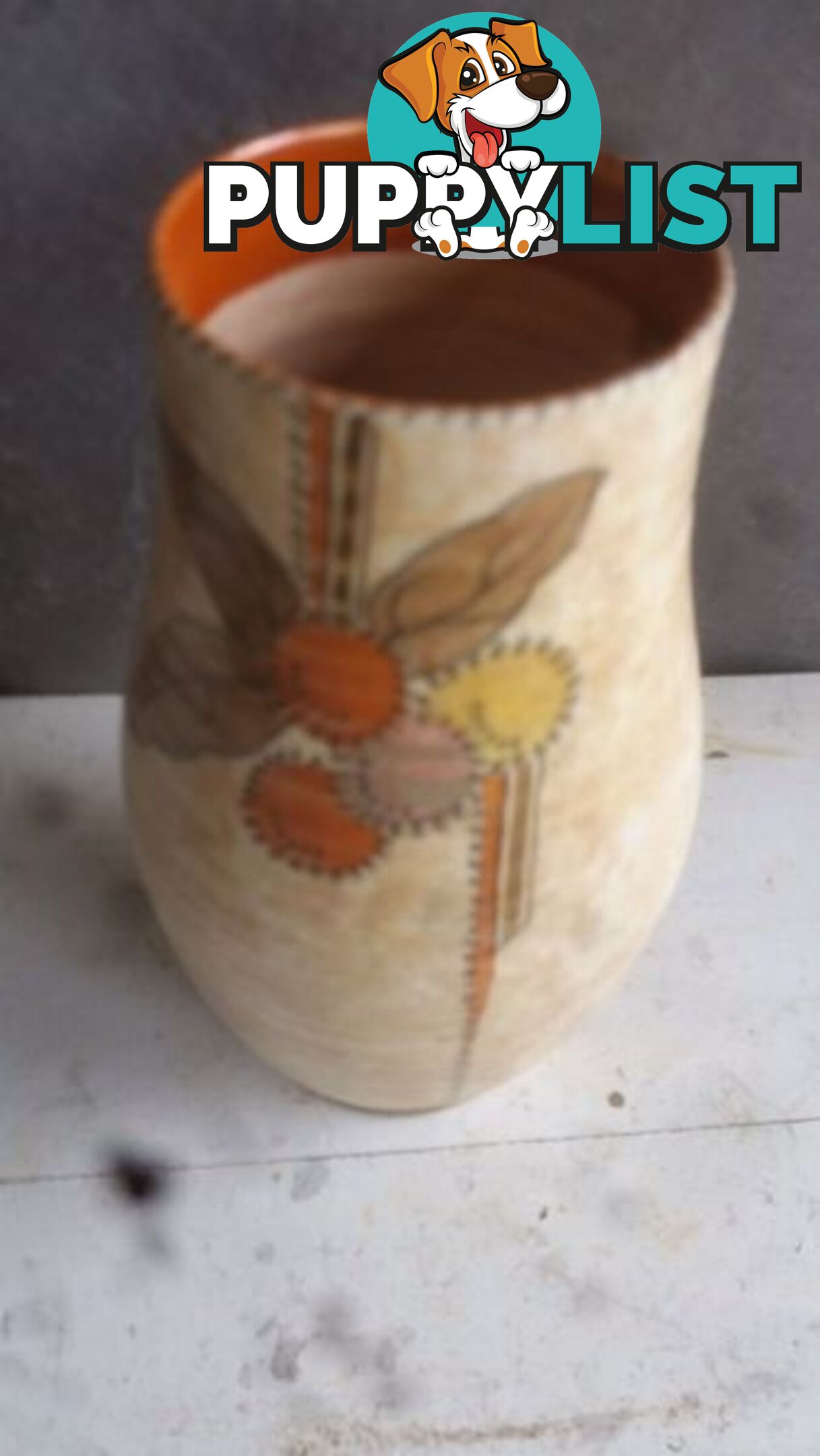 VINTAGE POTTERY VASE ENGLAND