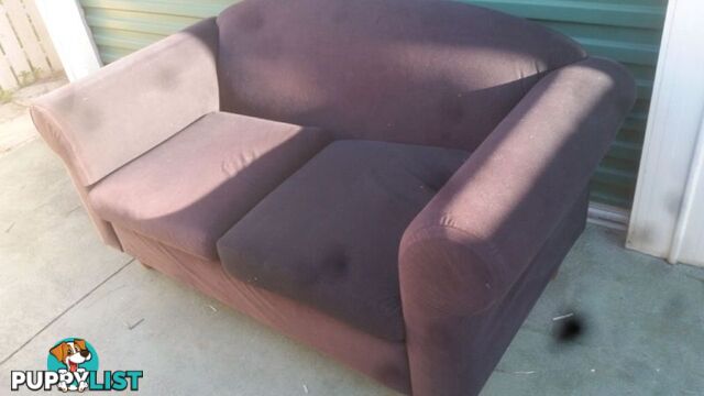 SOFA 2 SEATER BLACK