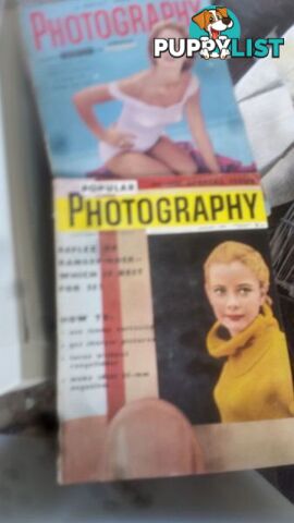 4 x PHOTOGRAPHY MAGS 1950S