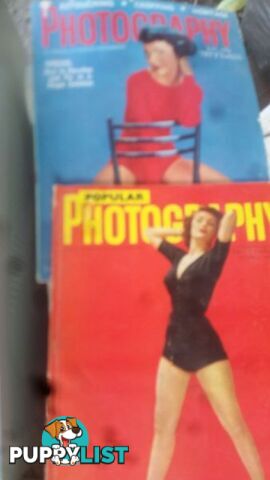 4 x PHOTO MAGS 1950S