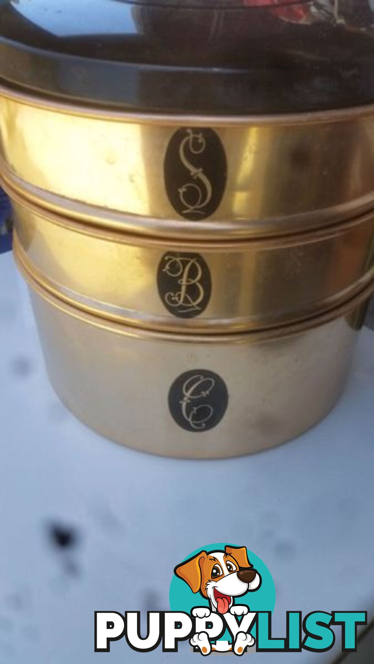 RETRO CANISTERS GOLD