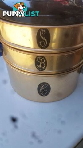 RETRO CANISTERS GOLD