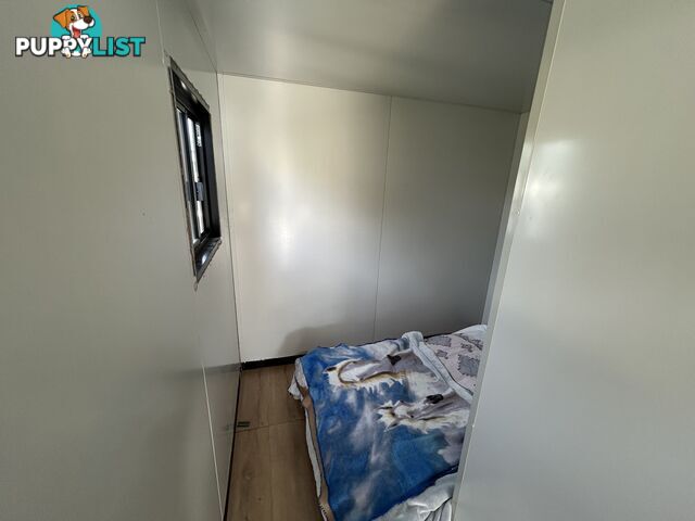 Tiny Home 8m by 2.4m insulated, lock up, plug and play electrical fit off