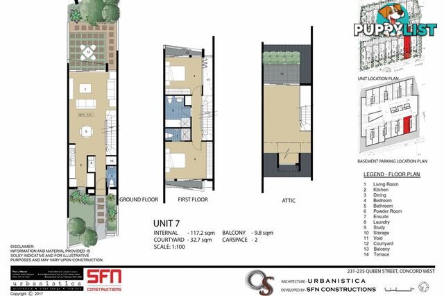 QS Townhouse 231-235 Queen Street Concord West NSW 2138