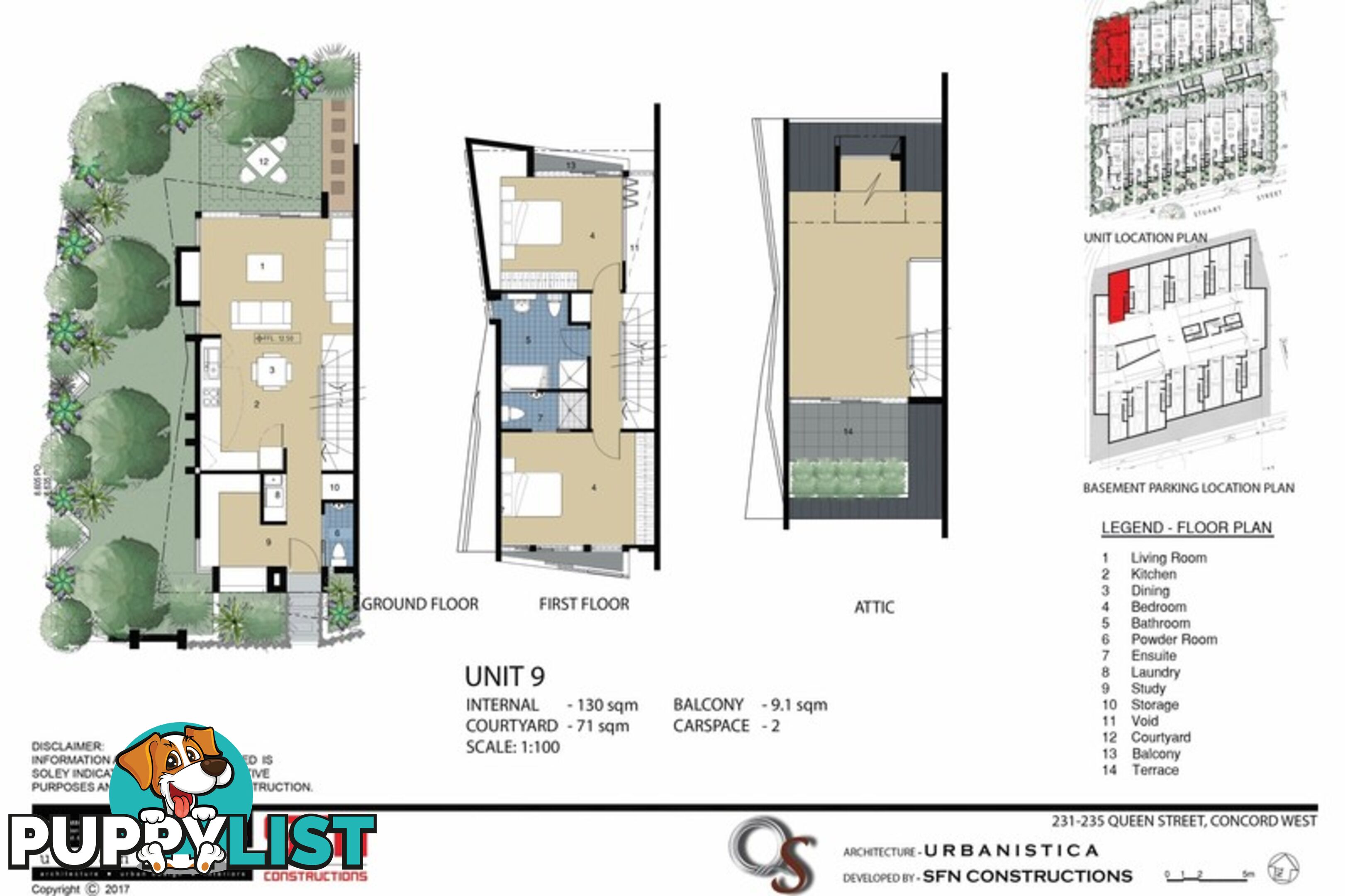 QS Townhouse 231-235 Queen Street Concord West NSW 2138