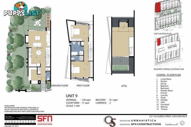 QS Townhouse 231-235 Queen Street Concord West NSW 2138