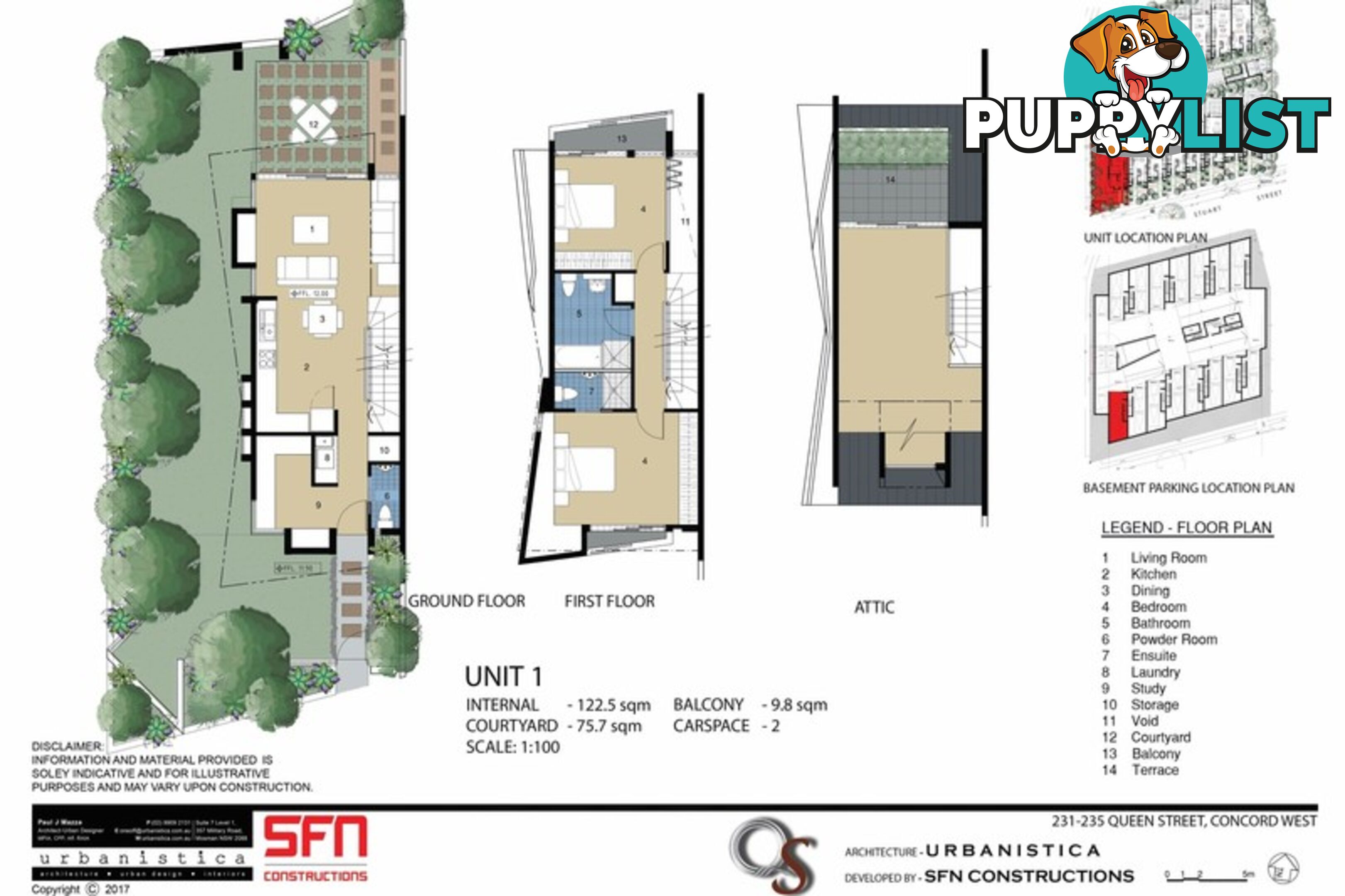 QS Townhouse 231-235 Queen Street Concord West NSW 2138