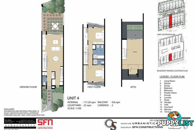 QS Townhouse 231-235 Queen Street Concord West NSW 2138