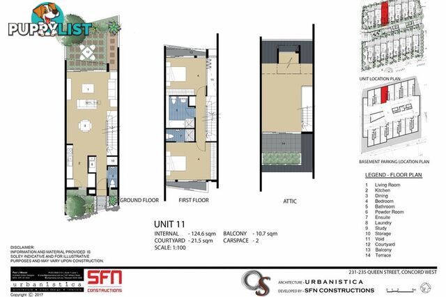 QS Townhouse 231-235 Queen Street Concord West NSW 2138