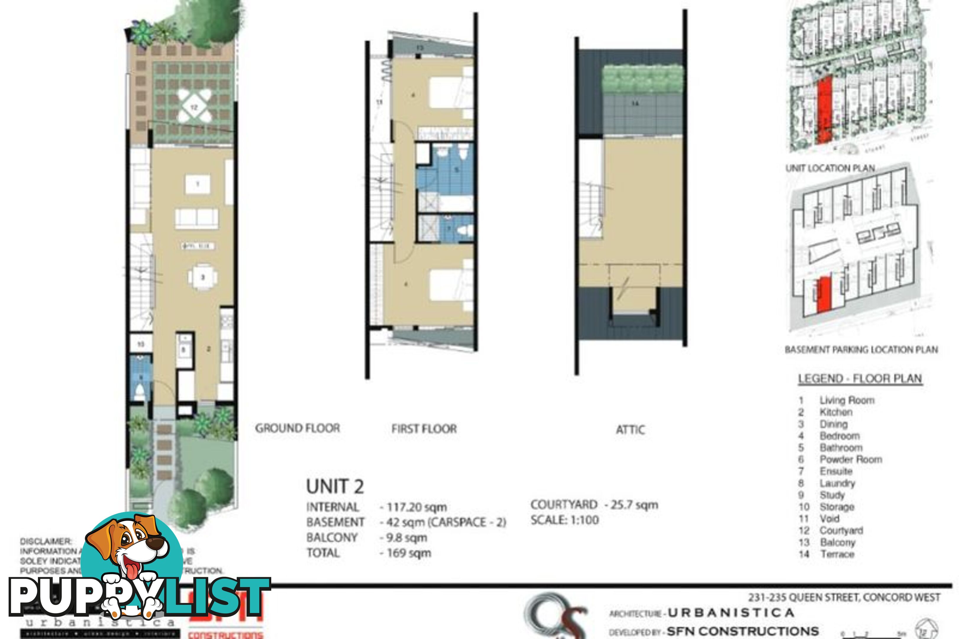 QS Townhouse 231-235 Queen Street Concord West NSW 2138