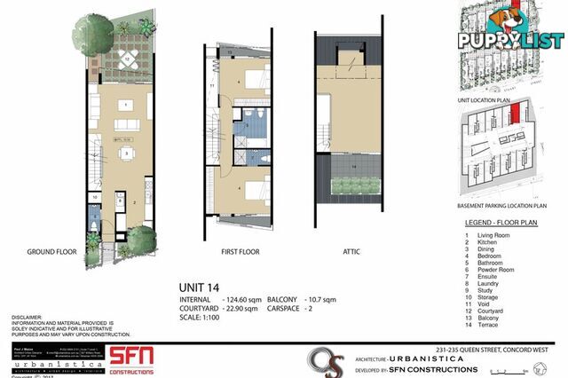 QS Townhouse 231-235 Queen Street Concord West NSW 2138