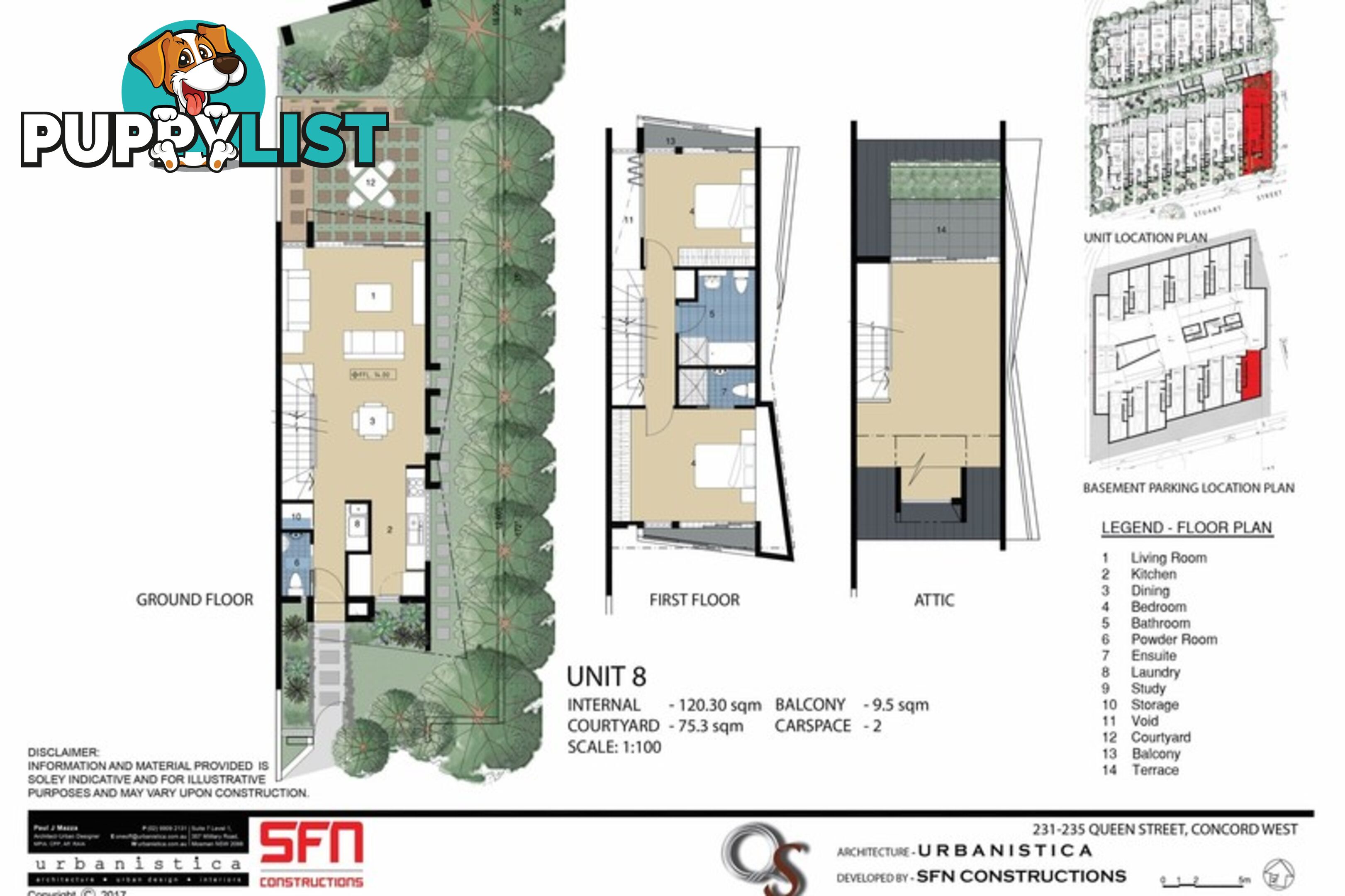 QS Townhouse 231-235 Queen Street Concord West NSW 2138