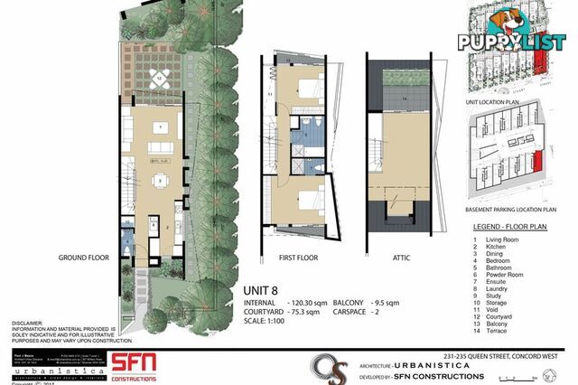 QS Townhouse 231-235 Queen Street Concord West NSW 2138
