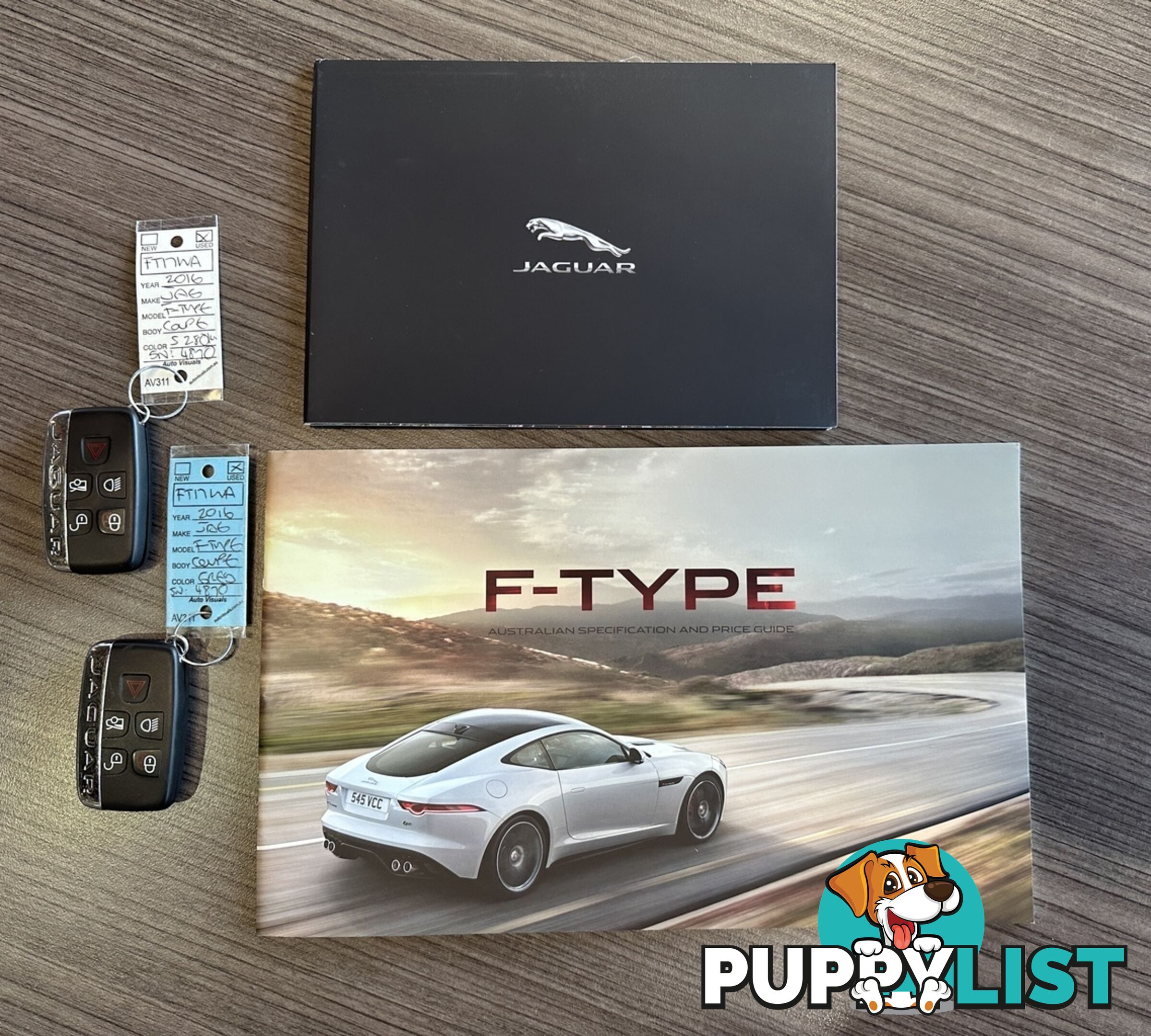2016 JAGUAR F-TYPE  X152 17MY S AUTOMATIC COUPE COUPE