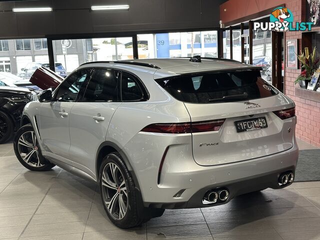 2022 JAGUAR F-PACE  X761 22MY SVR AUTOMATIC WAGON