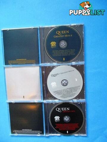 Queens Greatest Hits Platinum Collection VOL 1 2 3 Mint Cond-Woodcroft