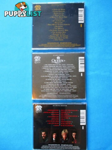 Queens Greatest Hits Platinum Collection VOL 1 2 3 Mint Cond-Woodcroft