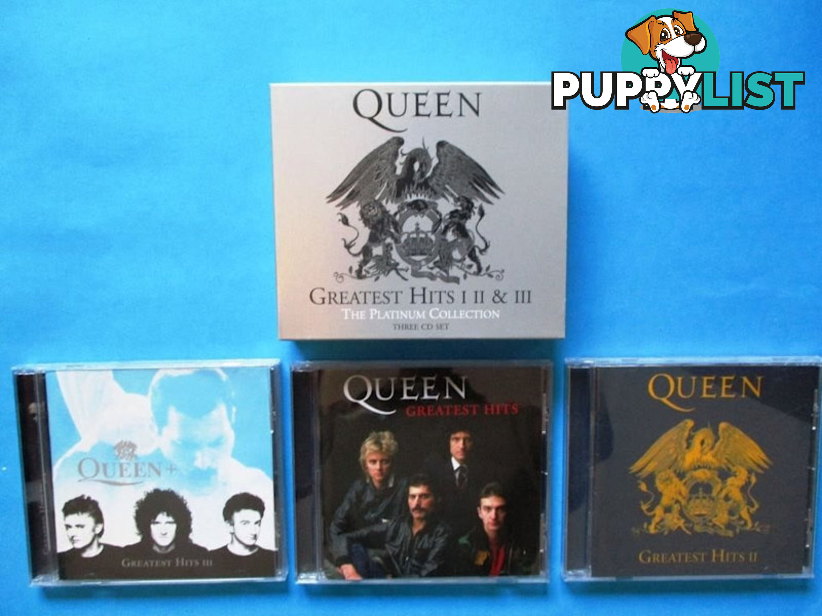 Queens Greatest Hits Platinum Collection VOL 1 2 3 Mint Cond-Woodcroft