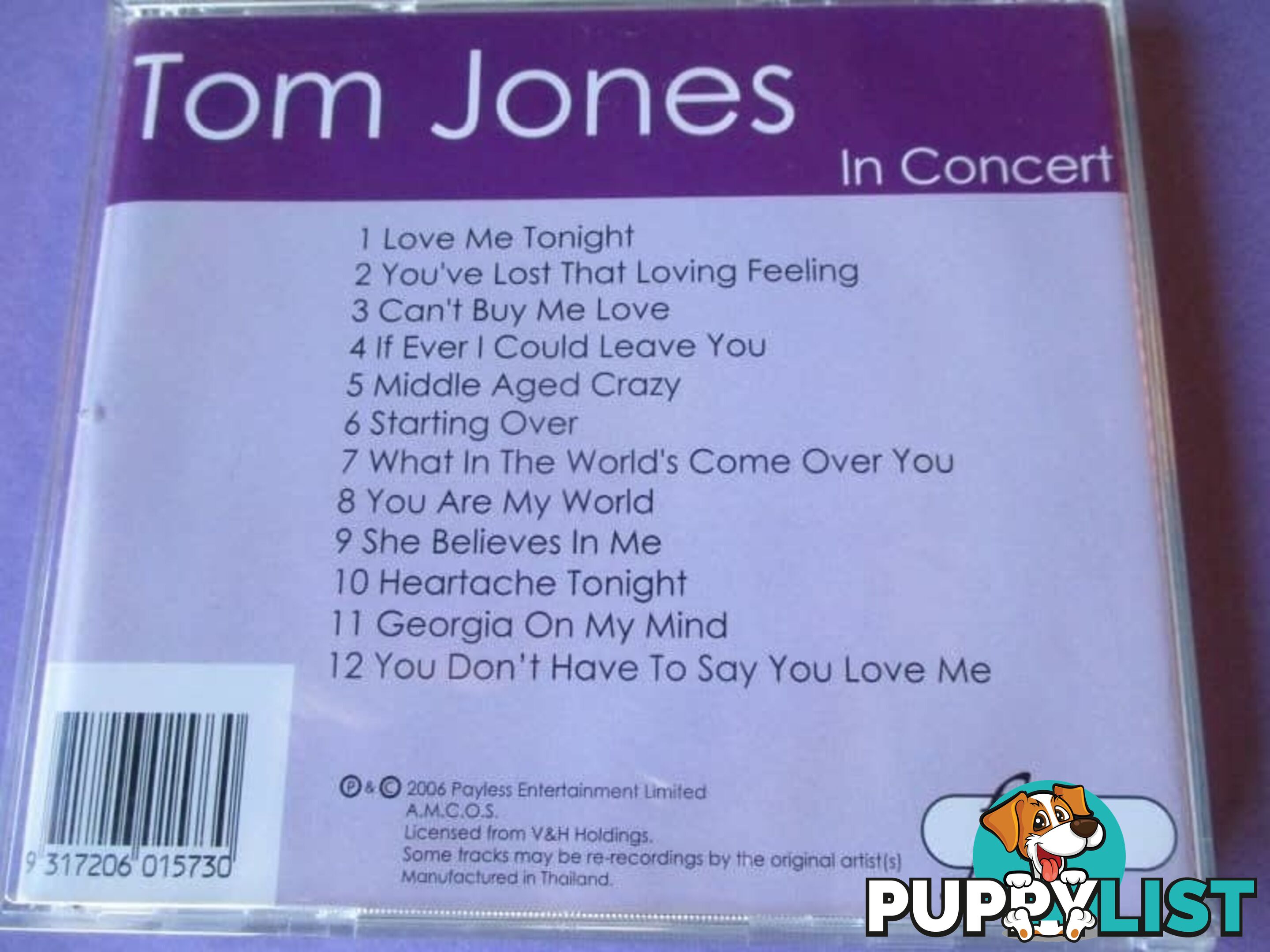Tom Jones Collection Mint Condition $5ea-Woodcroft